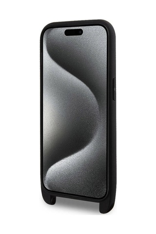 Apple Uyumlu iPhone 15 Pro Max Kılıf Lacoste Lisanslı Pu Pike Desen Askılı İkonik Timsah Logo Yeşil