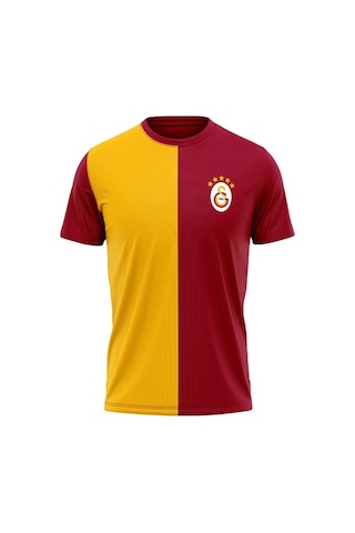 Gsstore Galatasaray Leroy Sane Welcome Tee T-shirt Forma Sarı - Kırmızı