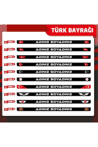 Plakalıkhane Premium Uv Baskılı Kişiye Özel Plakalık 2 Adet