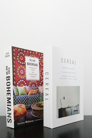 2'li Dekoratif Kitap Kutu Görünümlü The New Bohemians & Cereal Temalı