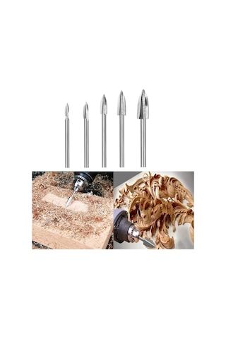 Rox Wood 0063 Gravür Ahşap Oyma Seti 5 Parça