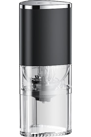 Youmex Evde Kullanım İçin Elektrikli Kahve Fincanı, İnce Toz Haline Getiren Otomatik Değirmen, Tıbbi Bitkiler İçin De Faydalı, 25g Ölçekli, Usb Şarjlı Siyah