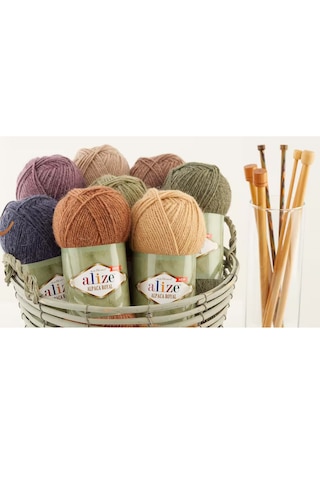 Alize Alpaca Royal New 01 Krem El Örgü İpi