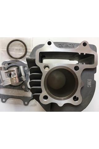 Honda Fizzy 125 Motosiklet Silindir Seti Oem Kalite Metalik Gri
