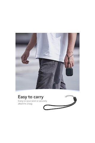 Apple AirPods Uyumlu Pro 3 2025 Orbit Hybrid Manyetik Halolock Magsafe Kılıf Siyah
