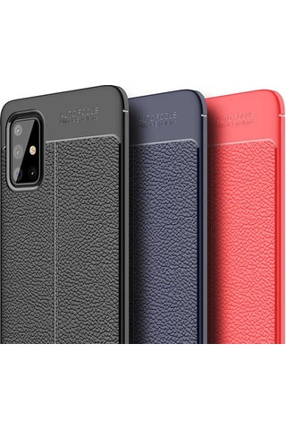 Samsung Uyumlu Galaxy A71 Kılıf Zore Niss Silikon Kapak Siyah