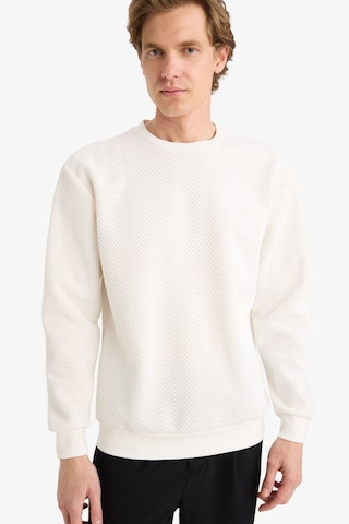 Defacto Regular Fit Bisiklet Yaka Sweatshirt F9854ax26spwt32 Beyaz-wt32
