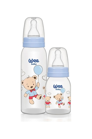 Wee Baby 125+250 2'li Pp Biberon Mavi 5 Adet 281