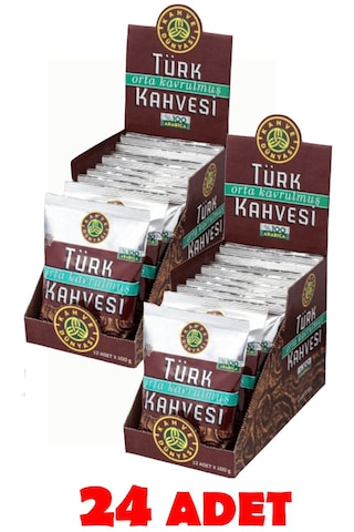 Kahve Dünyası Orta Kavrulmuş Türk Kahvesi 24 x 100 G Kahve Dünyası Orta Kavrulmuş Türk Kahvesi 24 x 100 G