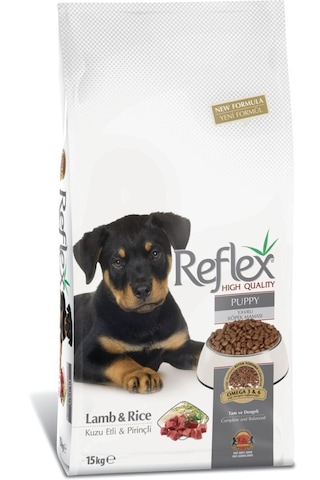 Reflex Kuzu Etli ve Pirinçli Yavru Köpek Maması 15 KG