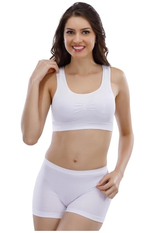 Layza Form Kadın Siyah Kalın Askılı Seamless Dikişsiz Pedli Büstiyer 12000Siyah L