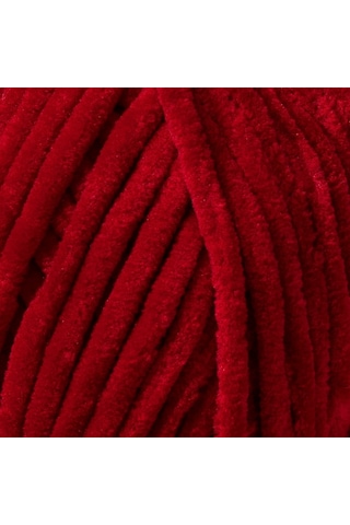 Kürkçü Han Kadife 100 G 95 M Örgü İpi Khkad Koyu Kırmızı