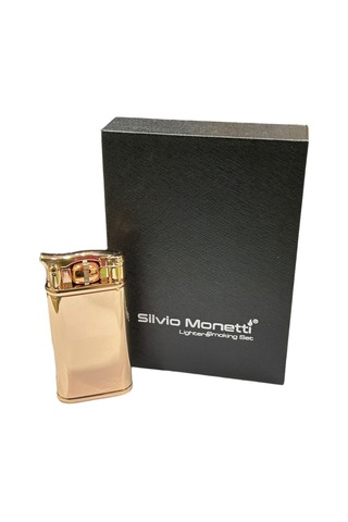 Rose Bakır Düğmeli Pürmüzlü Gazlı Çakmak 109438 Bakır