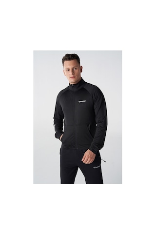 Hummel Jason Fermuarlı Sweatshırt 921781-2001 Siyah