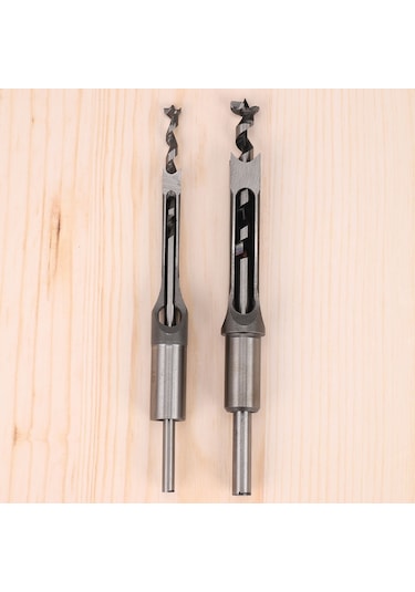 Sointeresting 10mm/16mm Kare Delikli Mortiser Matkap Ucu Mortising Keski Ağaç İşleme Elektrikli Matkap Aletleri