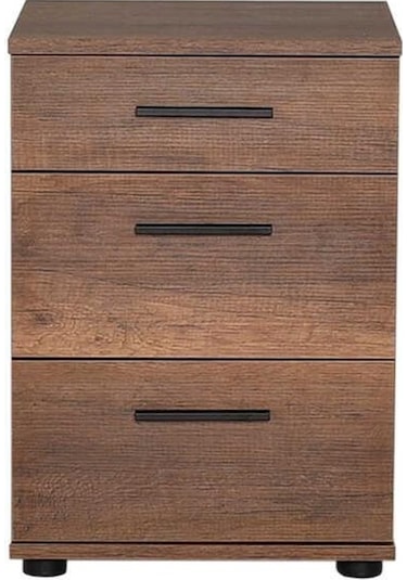 Tredline  Üç Çekmeceli Komodin - Oslo  Ceviz