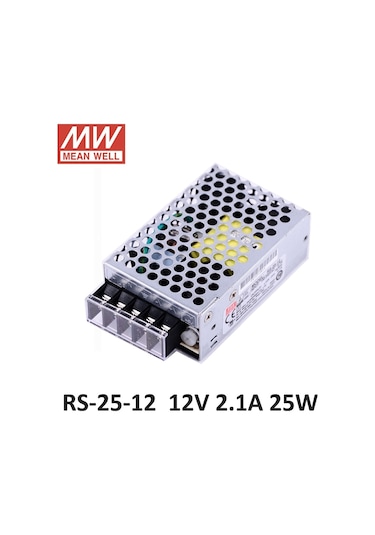 Meanwell Rs-25-12 25W 2,1 Amper Led Trafo Adaptör Güç Kaynağı