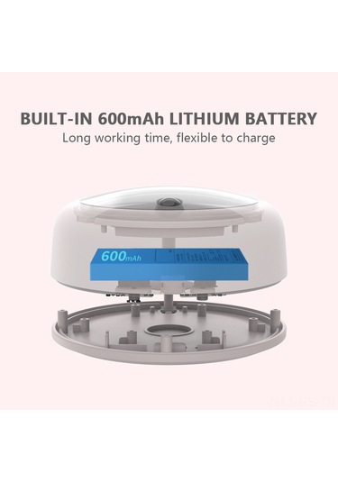 Reedark Bebek Gece Lambası: 4000k Kedili Sensörlü, 2 Parlaklık Seviyeli, Manyetik Ve Asılı Kullanım, Pembe Renk Pembe