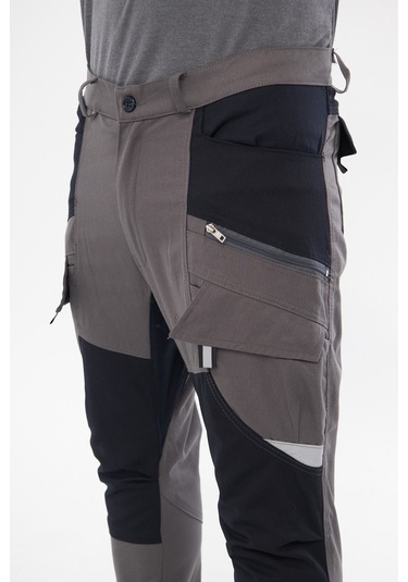 Orange Safety Harman Atak Pantolon Reflektörlü Singapore Gri İş 001