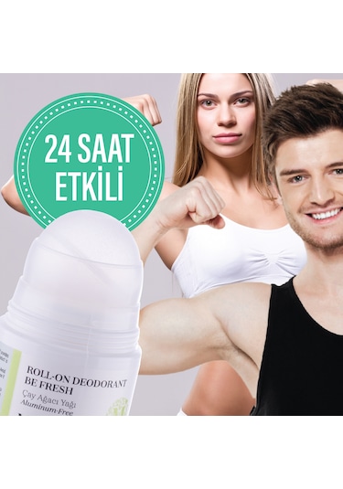Markazen Çay Ağacı Yağı İçeren Alüminyumsuz Unisex Roll-On 50 ML