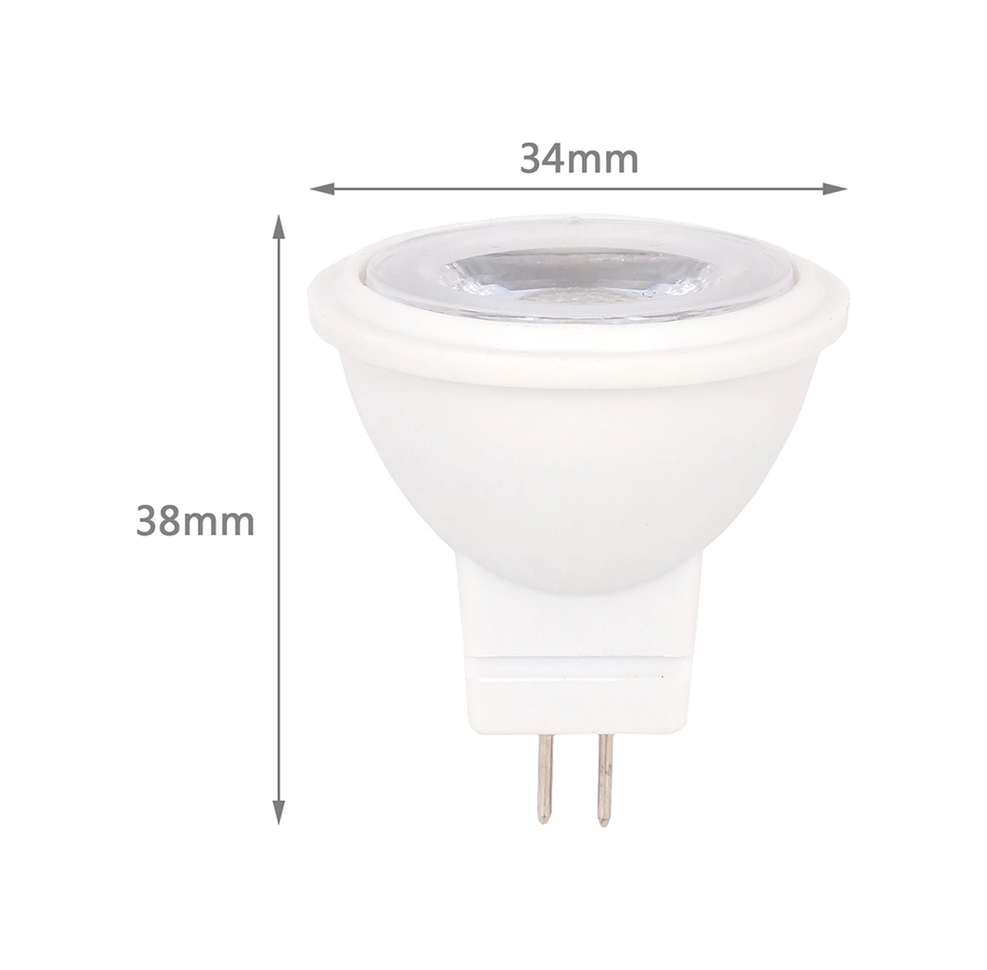 Youmex 12v 2w Mr11 Led Ampul 360 Işık Açısı 180-210lm 80+ Crı Isı Beyaz Enerji Tasarruflu Ev Ofis Sergi Kullanıma Uygun