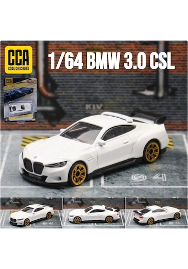Cca Premium Series Bmw 3.0 Csl Beyaz 1/64 Model Araba