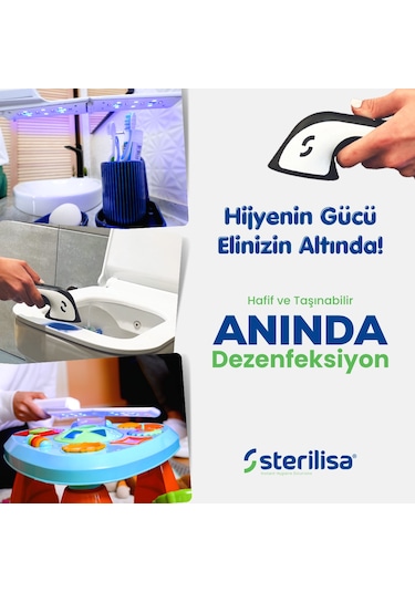 Sterilisa Mini Darbeli Uvc Sterilizasyon ve Dezenfeksiyon Cihazı
