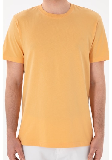 U.S. Polo Assn. Erkek Regular Fit Bisiklet Yaka Turuncu Basic Tişört 50305928-VR202 U.S. Polo Assn. Erkek Regular Fit Bisiklet Yaka Turuncu Basic Tişört 50305928-VR202