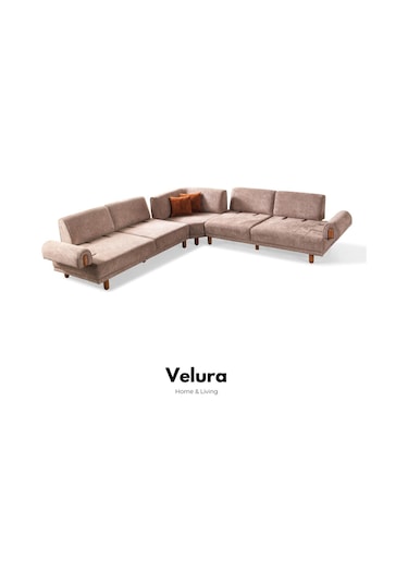 Elit Köşe Koltuk Takımı Ekru