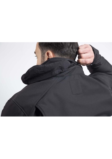 Vav Wear Tactical Outdoor Softshell Erkek Mont Shellht04 Siyah