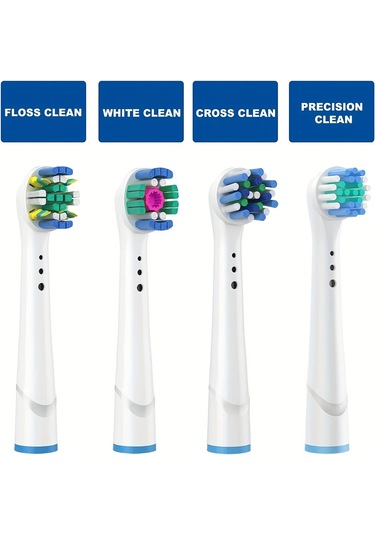 Yuqing 4 Adet Yedek Diş Fırçası Kafaları Oral-b Braun İle Uyumlu