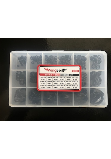Wıngberk 2.00mm Kalınlık Oring Seti