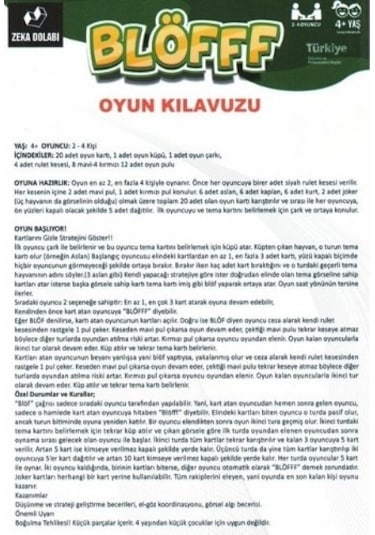 Blöfff Her Kart Bir Sır, Her Oyuncu Bir Strateji Ustası