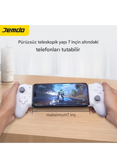 Everbox H5 Kablosuz Oyun Kumandası Gamepad Bluetooth Android, Apple Uyumlu iOS, Windows Pc 1000hz 400mah Batarya