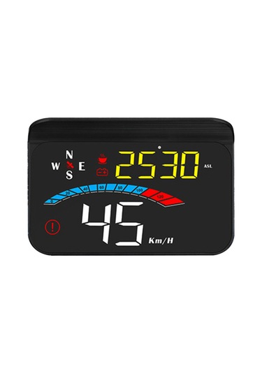 Teltree Araba Hud Gösterici M16 - Hız, Devir, Su Sıcaklığı, Gerilim Ve Mesafe Bilgilerini Ön Camda Görüntüleyin