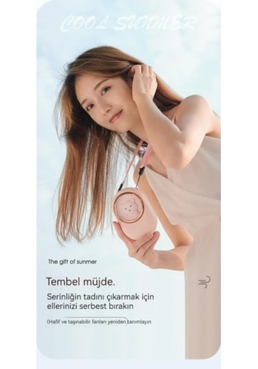 Usb Mini El Fanı - Pembe Y0o486 Pembe Yok Usb 1.000 Adetten Az