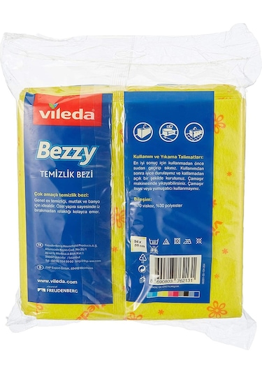 Vileda 10 Paket 10'lu Bezzy Mutfak Bezi