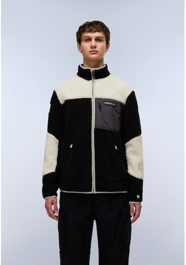 Napapijri Yupik Fz 3 Erkek Tam Fermuarlı Polar-30447 Siyah