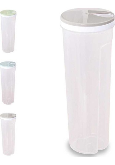 Pazly Hava Geçirmez Makarna Kapsülü - Ayarlanabilir Kapaklı Mutfak Organizasyonu Haki/mavi/yeşil Haki