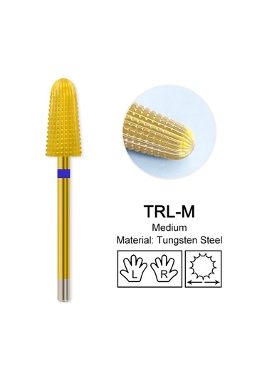 Konik Namlu Tırnak Matkap Uçları Tungsten Karbür Çivi Taşlama Kafası Freze Kesici 4xc Sert Yumuşak Jel Kaldırma Parlatma Dıy Araçları Koyu Kırmızı