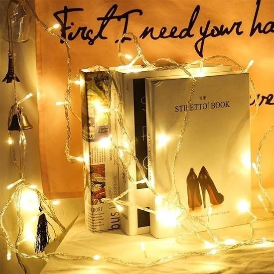 Buffer 10 Metre 100 Ledli 8 Fonksiyonlu Dekoratif Lambader Sarı Lamba -m11 Sarı