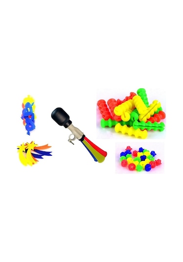 BİSİKLET 3 LÜ HAVALI KORNA VE DEKORASYON SÜS SETİ 5 PARÇA