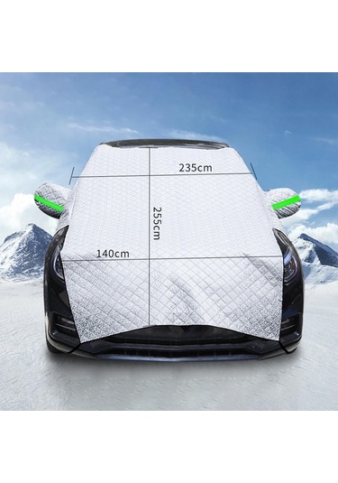 Suntek Van Suv Için Buz Ve Kar Ön Cam Koruması Araç Kapağı 255cmx235cm