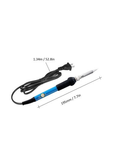 Geeroyoo 28 Parça Isıtıcı Uçlu Sıcaklık Ayarlanabilir 200-450 C Elektrik Tamiri Dıy Soldering Iron Seti 110v小美规 + Devir Bağlantısı