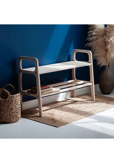 Woodesk Mirage, Ahşap, Ayakkabılık, Natural Renk, 100x65 Natural Woodesk Mirage, Ahşap, Ayakkabılık, Natural Renk, 100x65 Natural