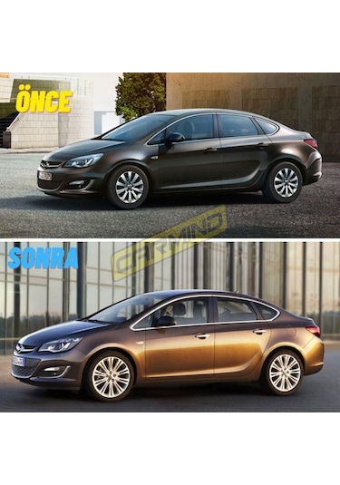 Opel Astra J Sedan Krom Cam Çerçevesi Set 2012-2020 12 Parça