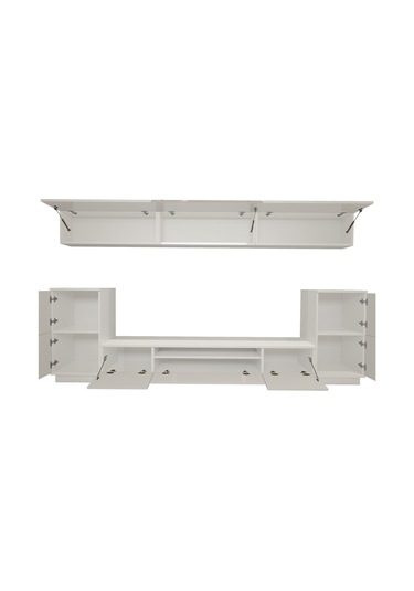 Decoraktiv Trendstyle 9s Slm Tv Ünitesi Tv Sehpası Beyaz