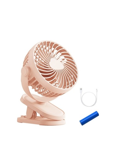 Hainan Shenda Klipsli Ultra Sessiz Mini Usb Fan - Mavi 2387 Pembe