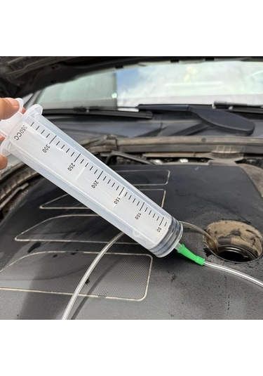 Willowhaven 11.83oz+39.37inch Tüp 2'li Enjeksiyon Pompası Araç Yağ Yakıt Transfer Seti