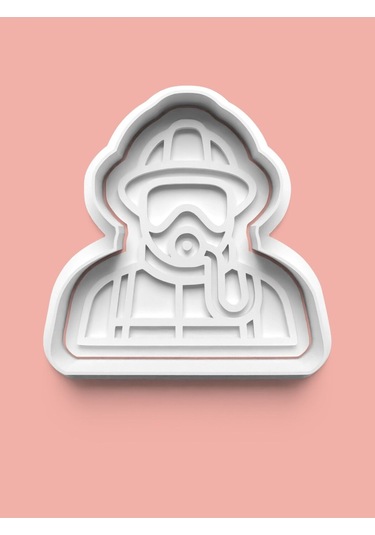 İtfaiye Temalı Kurabiye Kalıbı Ve Şeker Hamuru Kalıbı 4'lü Set Diğer